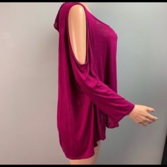 !! NY collection cold shoulder blouse - Picture 2 of 4